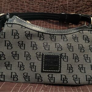 Dooney & Bourke Monogram Black and Gray Bag